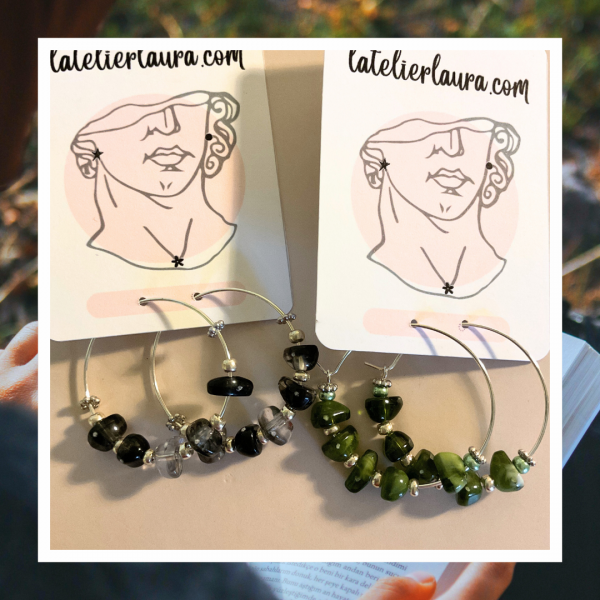 Boucles d'oreilles 'Éclats de...' – Image 5