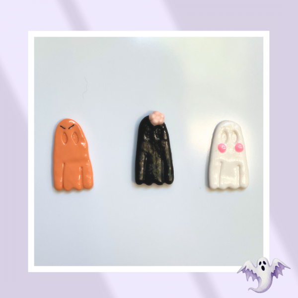 Magnets trio de Fantômes : Messieurs Fâché, Coquet et Timide pour vous servir ! – Image 2