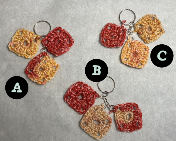 Porte-clés Granny Squares, pour les fans de crochet et de laine – Image 2