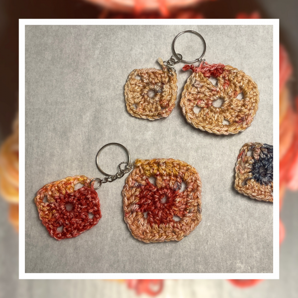 Porte-clés Granny Squares, pour les fans de crochet et de laine – Image 5