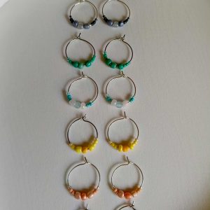 Boucles d'oreilles inspirées des 7 chakras, couleur et spiritualité